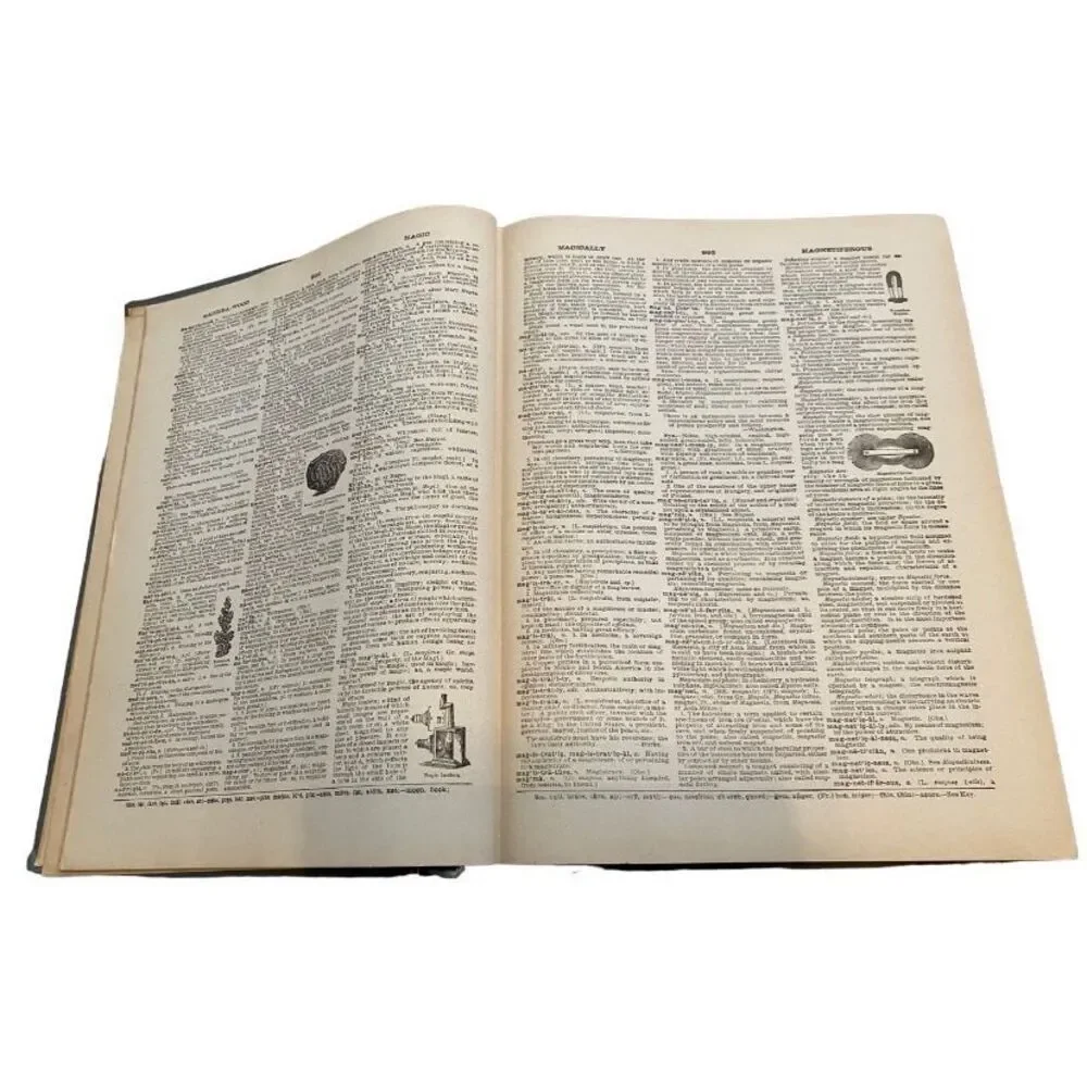 Websters Universal Unabridged Dictionary Vol 2 Hardcover Book 1937